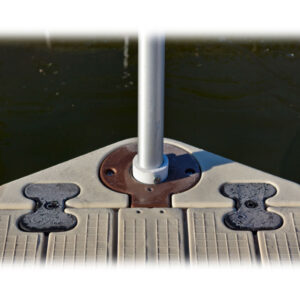 EZ Dock Montana Flagpole for Dock 1of2