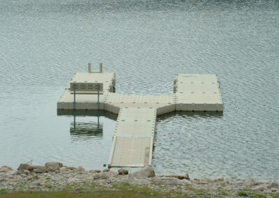 Residential Lake Travis Floating Boat Dock - EZ Dock Montana