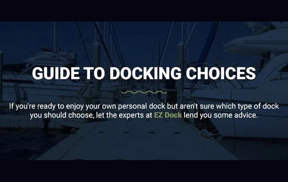 EZ Dock Montana - Guide to Docking Choices